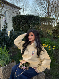 Hoodie - Buy me books yellow