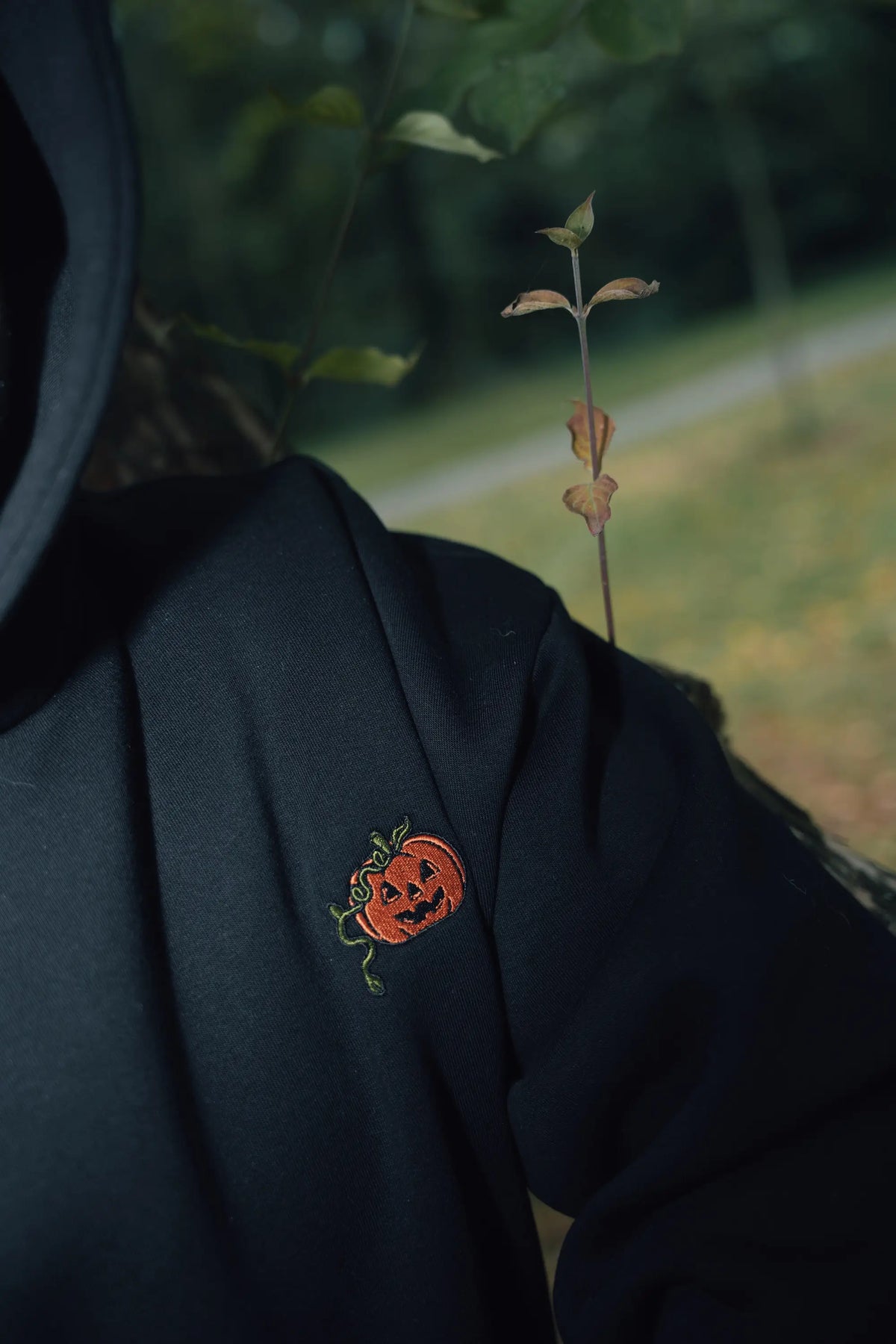 Black Ghost Bookshelf Hoodie
