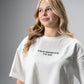Cropped Tee - Talk bookish to me - World of Treasure