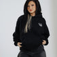 Hoodie - Rather be reading (black) - World of Treasure