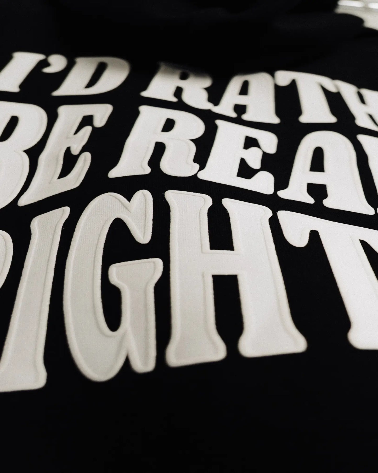 Hoodie - Rather be reading (black) - World of Treasure