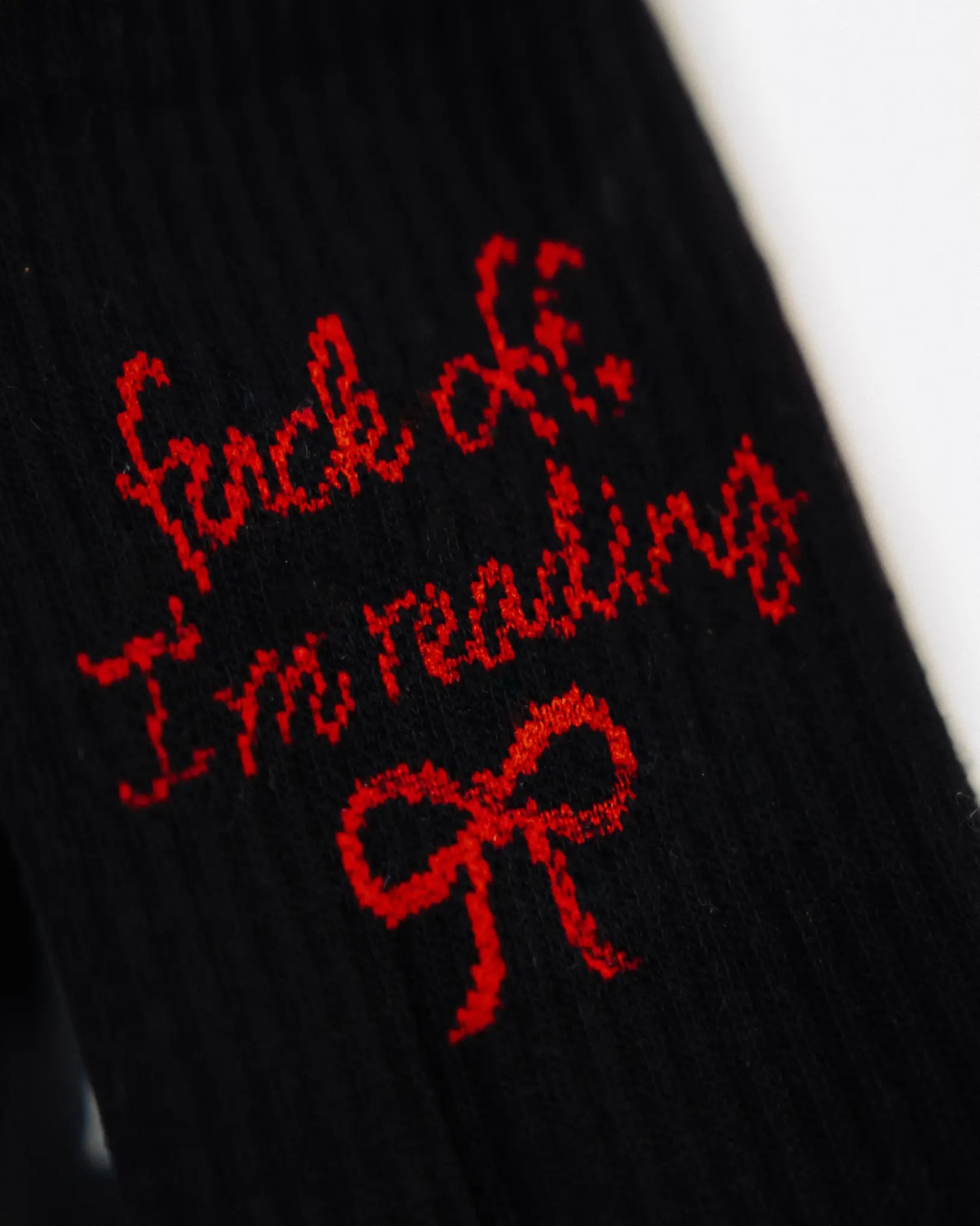 Socken - fuck off (black) - World of Treasure