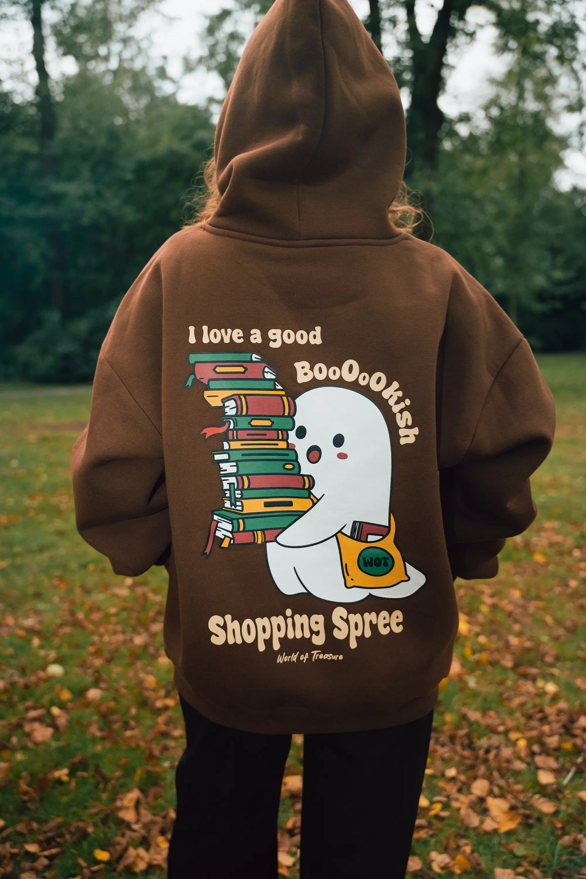 Brown Bookshopping Hoodie