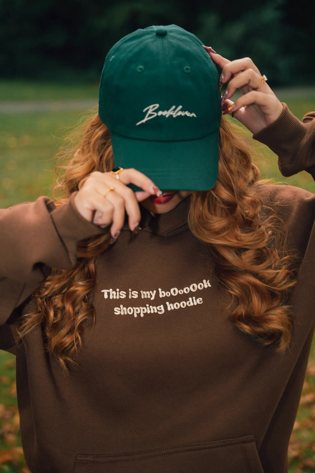 Brown Bookshopping Hoodie