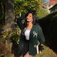 Cardigan green - Reading makes you hotter