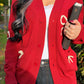 Cardigan red - Reading makes you hotter