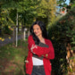 Cardigan red - Reading makes you hotter