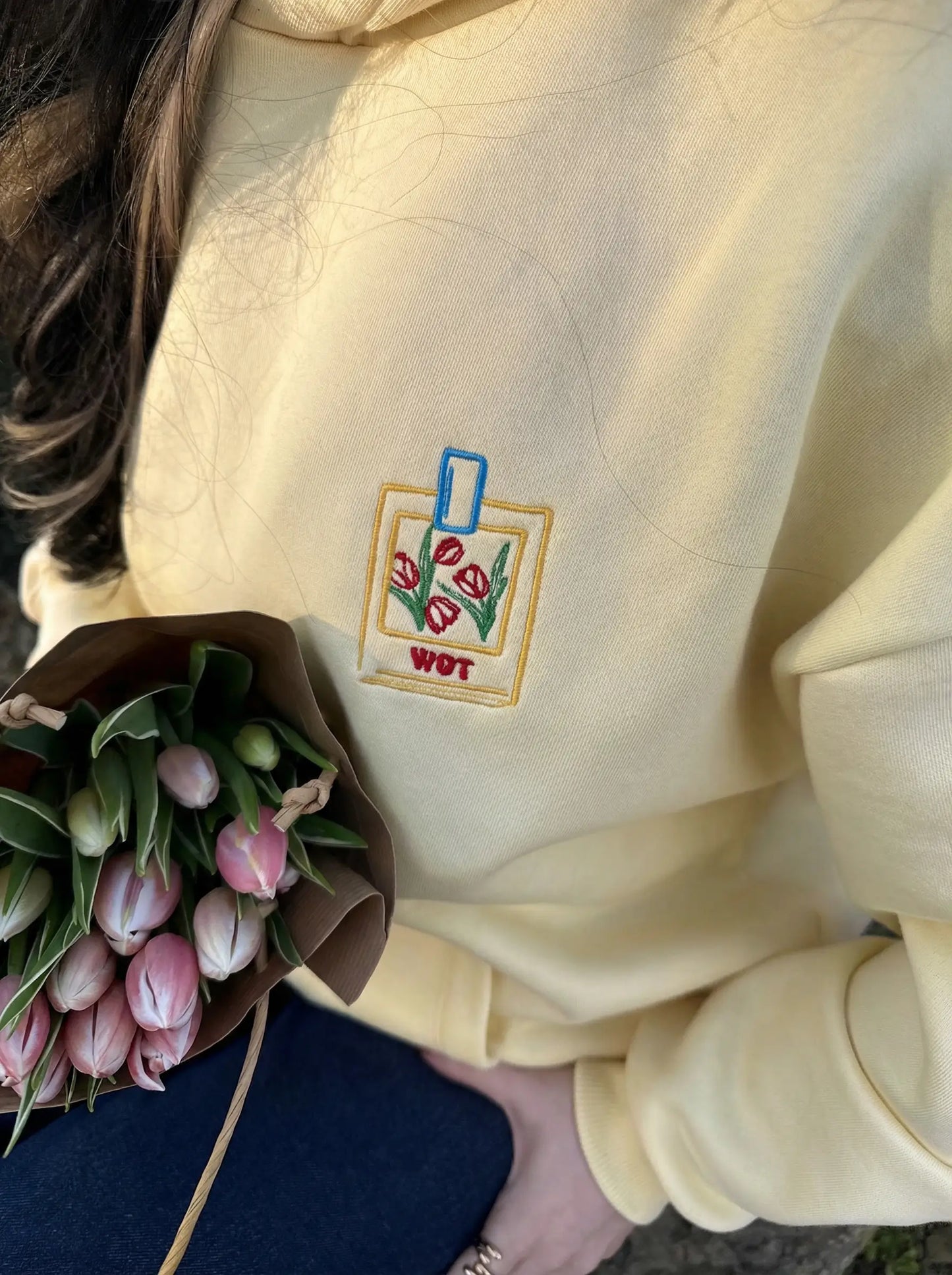 Hoodie - Buy me books yellow